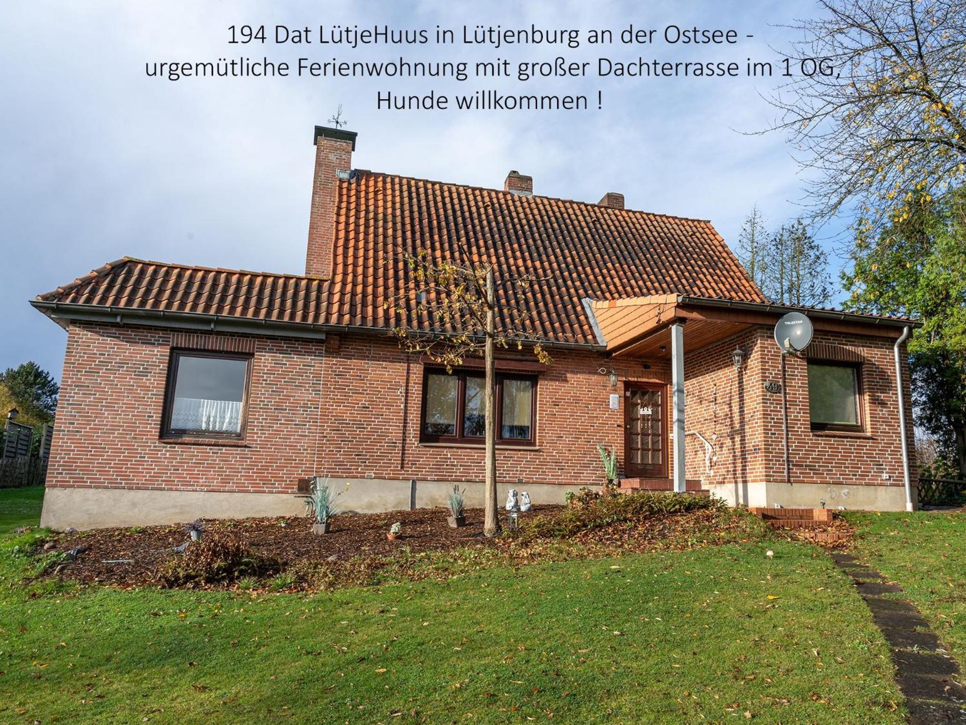 194 Fewo Dat Luetjehuus Mit Dachterrasse Im Ersten Stock Lütjenburg Eksteriør billede